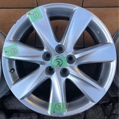 レクサス　LS純正ホイール　4本セット　460 600h  19インチ　8.5j  +35  PCD120  ハブ径60の画像