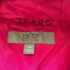 子供中綿コートの画像