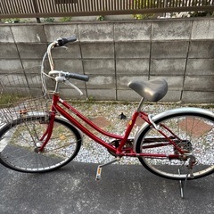 26インチ自転車 ママチャリ 埼玉県上尾市内 手渡し 自転車 じてんしゃ 26インチ 通学車 通学 通勤車 通勤 本体 シマノ