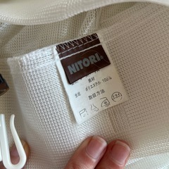 ニトリ　レースカーテン　5枚の画像