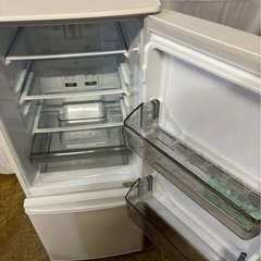 【月末最終セール】【6ヶ月保証】三菱電機 2ドア冷蔵庫 MR-P15EG-W 2021年製146Lの画像