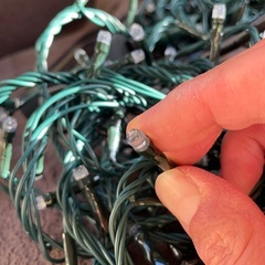 クリスマスイルミネーションLED100球 7.3m x2セットの画像