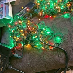 クリスマスイルミネーションLED100球 7.3m x2セットの画像