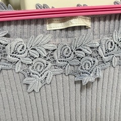 TRUDEA バイオレットカラーのトップス　差し上げますの画像