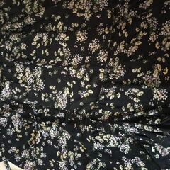 【美品】前開き　花がらワンピース　の画像