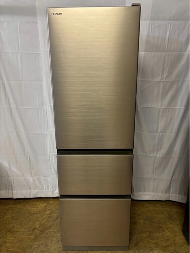 【6ヶ月保証】日立 3ドア冷蔵庫 R-V32NV 2021年製315L