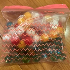 美品　ビーズコースターセット　ビー玉付きの画像