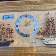 世界の帆船シリーズ　手造り帆船「日本丸」　べっ甲帆船　額縁の画像