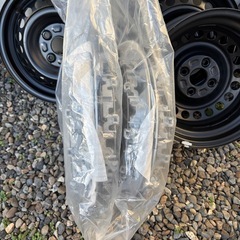 軽自動車14インチ鉄ちんと新品ホイールキャップの画像