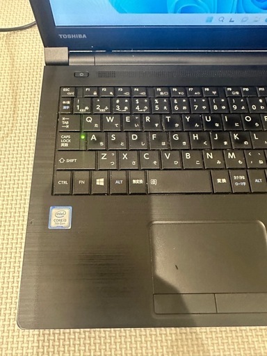 東芝B65/J i3第7世代メモリ8GB Win11HDD500 15.6インチ