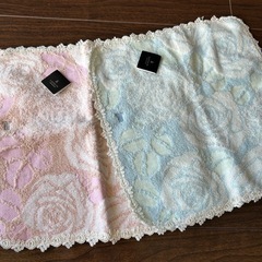 【タグ付き】ランバン　タオルハンカチ2枚セットの画像