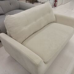 リユースのサカイ栃木店★ジモティ割あり★  ソファー ベージュ W131×D75×H62 クリーニング済み TC11785の画像