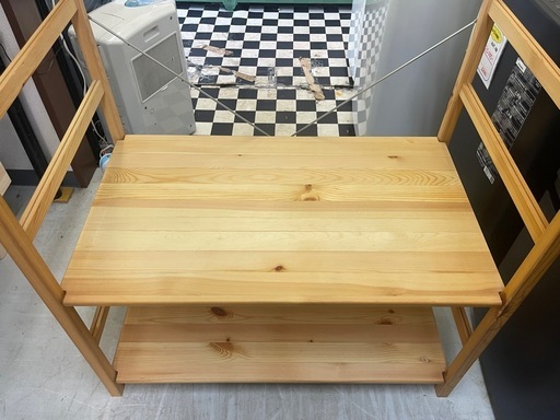 【リサイクルサービス八光】幅86cm　無印良品　パイン材ユニットシェルフ・ワードローブ