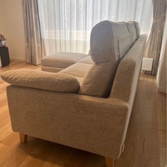 INCOON　カウチソファ　オットマン　３人がけ
の画像