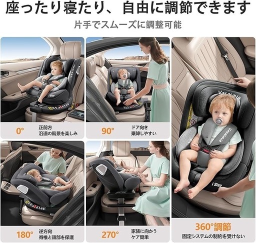 未使用のチャイルドシート　ISOFIX 　  　