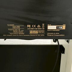 【Roland】 ローランド 電子ピアノ HP603 椅子付き 動作確認済み ホワイト 2018年製 楽器 鍵盤 88鍵 デジタルピアノ A0906の画像