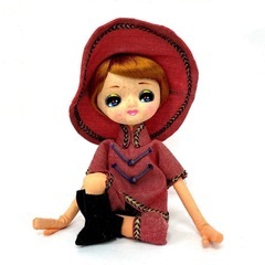 ポーズ人形 昭和レトロ 当時物の画像