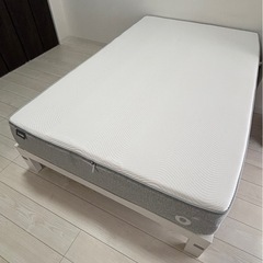 【美品】セミダブルコアラマットレス、ベットフレームセットの画像