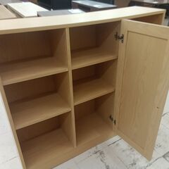 リユースのサカイ栃木店★ジモティ割あり★  本棚 ライトブラウン W113.5×D31.5×H99.5 クリーニング済み TC11788の画像