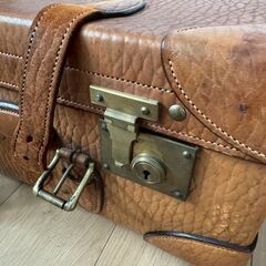 ✨【一点物！存在感抜群】深まる味わいヴィンテージレザートランクケース✨の画像