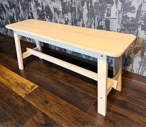 IKEA木製ダイニングベンチ元値16,295円 (プルシャ) 国谷の椅子《その他