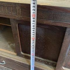 ★早い者勝ち★1円スタート 桐棚 古家具 和家具 飾り棚 アンティーク ヴィンテージ 古民具 昭和レトロ 骨董品 カフェ 店舗 ラック の画像