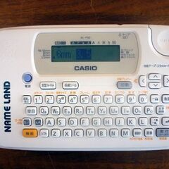 ☆CASIO NAME LAND KL-P50-WE ネームランド ラベルプリンター カシオ 電池別売り ACアダプタ別売り 名前付け 整理収納 札幌市 豊平区 平岸店の画像