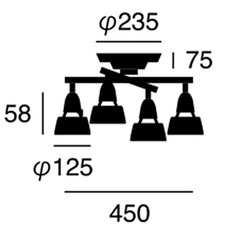 (受け渡し予定者決定)
アートワークスタジオ　ハーモニーエックスリモートシーリングランプの画像