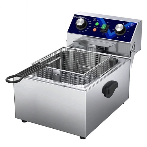 【新品未使用】早い者勝ち❣️ 電気フライヤー 10L 卓上フライヤー 揚げ物器 ミニフライヤー