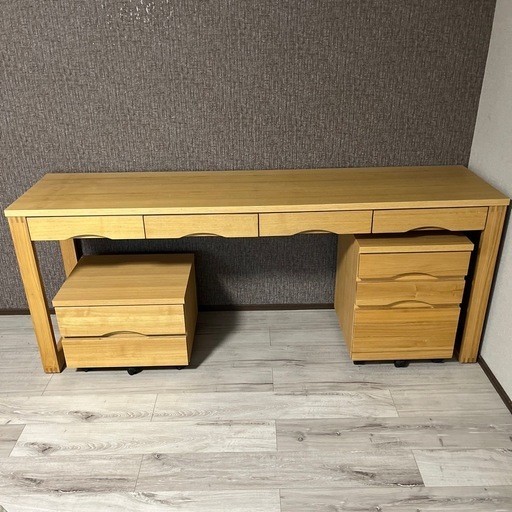 檜製　テーブル　棚