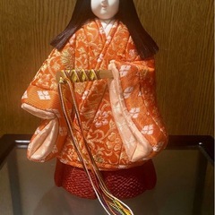 真多呂作 木目込雛人形 ケ ース飾りの画像