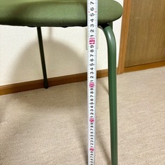 【椅子*モスグリーン】美品*使用期間半年未満の画像