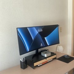 コンピューター画面 LG 曲面スクリーン 34WP60C-Bの画像