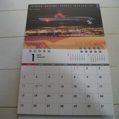 新品未使用2026年全日空ＡＮＡ卓上カレンダーです。航空機デザインになります。  の画像