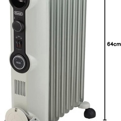 【中古・美品】デロンギ オイルヒーター HJ0812 ⭐️お子様に安心な暖房器具の画像