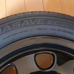 【美品】スペーシアベース純正アルミホイール・タイヤ4本セットの画像