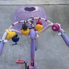 ディズニー 小さなプリンセス ソフィア 16型 幼児用自転車 ソフィア＆スカイ 16（パープル×ピンク/シングルシフト）の画像