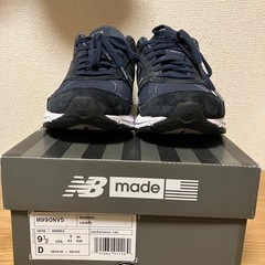 New Balance M990NV5 ネイビー 27.5 v5 navyの画像