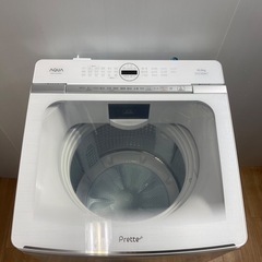 AQUA AQW-VX10R 10kg 洗濯機（2024年製）使用少なめ・状態良好の画像