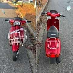 実働 美車 スズキ 蘭 RAN ラン CA11A 原付 スクーター 旧車 富山 実走行 最短当日配送可能‼️の画像