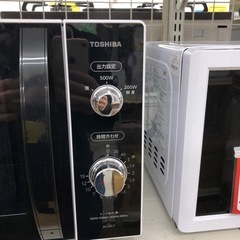 【ドリーム川西店御来店限定】  ☆ジモティー見たよ♪割引☆TOSHIBA  電子レンジ　2021年製　クリーニング済み【2125560000035455】の画像