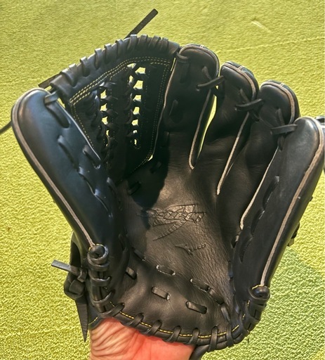 オンライン ミズノ セレクトナイン 軟式グローブ 美品 湯揉み型付け済み