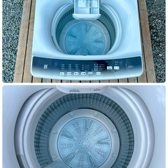 【極美品 分解洗浄クリーニング済】2022年 4.5kg 洗濯機 Haier JW-U45HK 汚れ 臭い残りなし【現金 PayPayお支払い出来ます】の画像