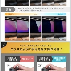未使用モニターライト(手元リモコン付き)の画像
