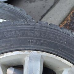 ダンロップ　WINTER　MAXX　スタッドレス　155/65R14 ホイール付きの画像