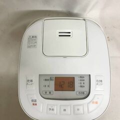 【北見市発】アイリスオーヤマ IRISOHYAMA ジャー炊飯器 KS-RC21M10-W 2022年製 白 5.5合炊き 一人暮らし 新生活 引っ越し ⓵ (E3757wYM)の画像