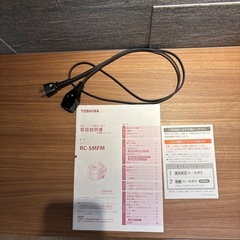 TOSHIBA 炊飯器　RC-5MFMの画像