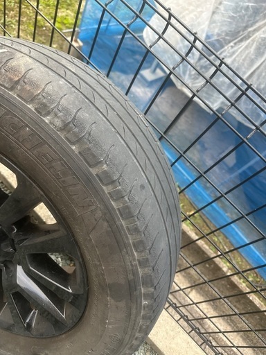 ホンダ純正ホイール　ブラポリ　155/65R14　ブリジストン　セリアル4522　8分山位　比較的きれいなホイールです！！ ホンダ純正ホイール ブラポリ 155/65R14 ブリジストン セリアル4522 8