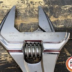 【久留米】【引き取り限定】【中古品】Snap-on スナップオン ADHW12A ワイドアジャスタブルレンチ モンキーレンチ 全長:305mm 開口幅:0-50.8mmの画像