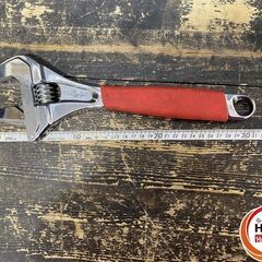 【久留米】【引き取り限定】【中古品】Snap-on スナップオン ADHW12A ワイドアジャスタブルレンチ モンキーレンチ 全長:305mm 開口幅:0-50.8mmの画像
